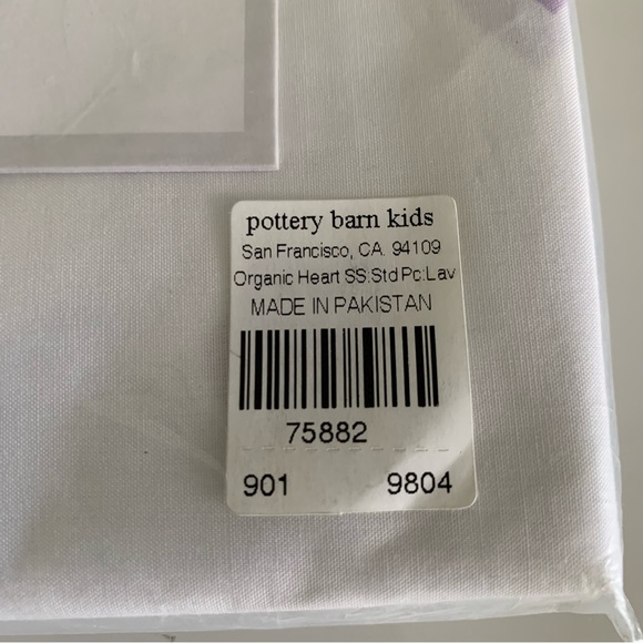 POTTERY BARNS heart organic pillowcases - Picture 4 of 6